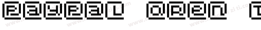 PayPal Open TT字体转换